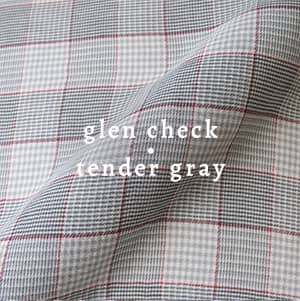 glen check・tender gray