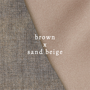 brown x sand beige