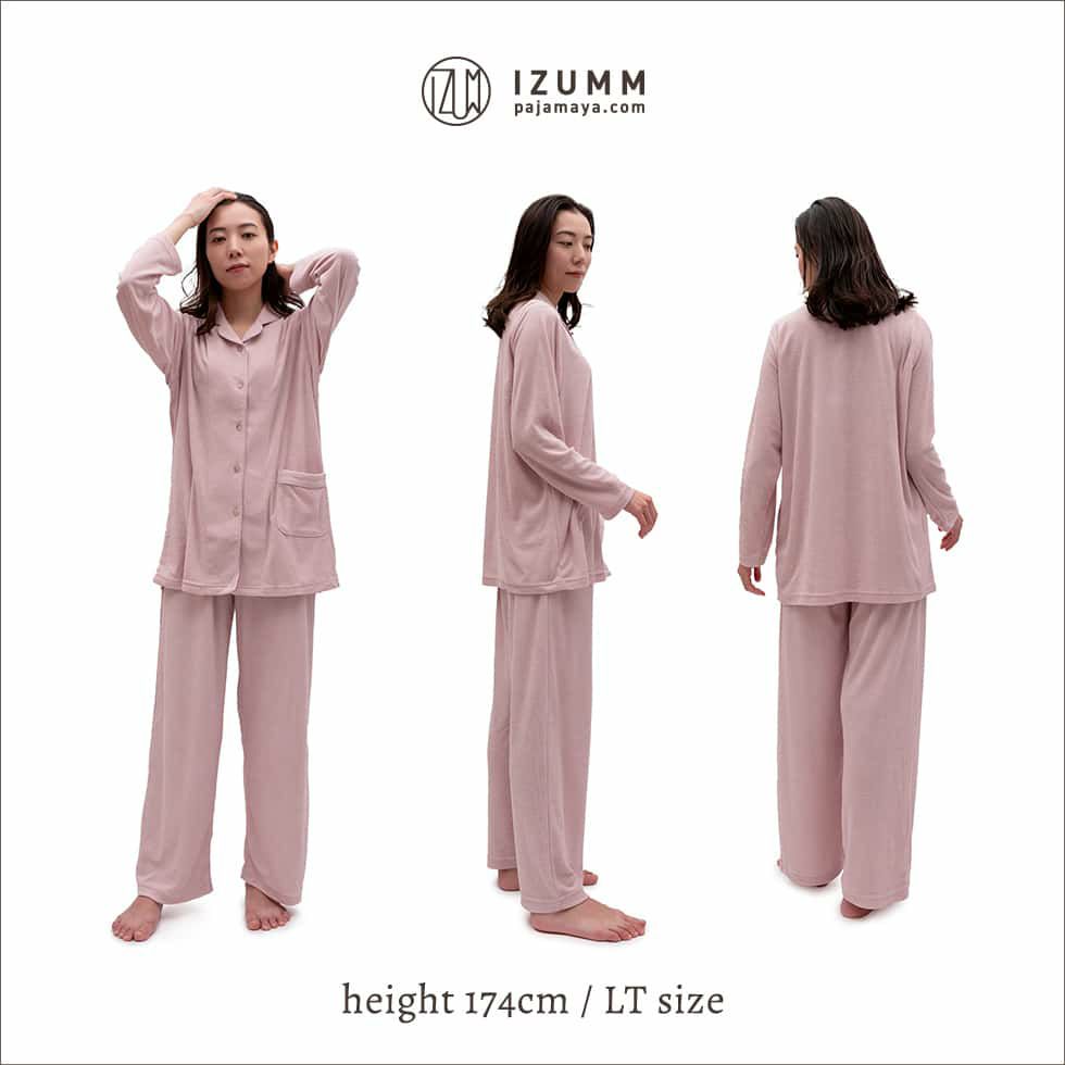 着用イメージ：身長174cm ライラック LTサイズ