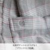 右側ポケットにさりげなく「ブランドロゴ刺繍」