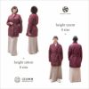 着用イメージ：女性モデル（左）　身長158cm ヘリンボーンワイン　Sサイズ着用、女性モデル（右）　身長152cm ヘリンボーンワイン　Sサイズ着用