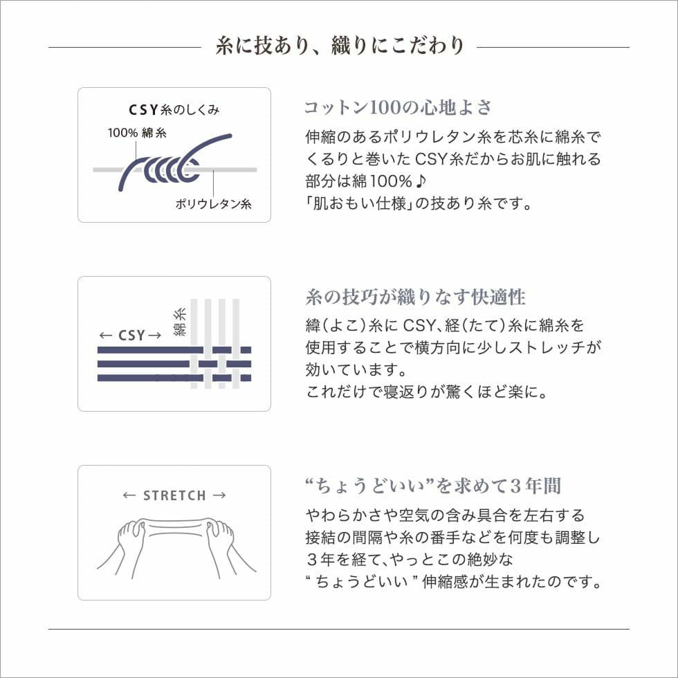 糸に技あり、織りにこだわり