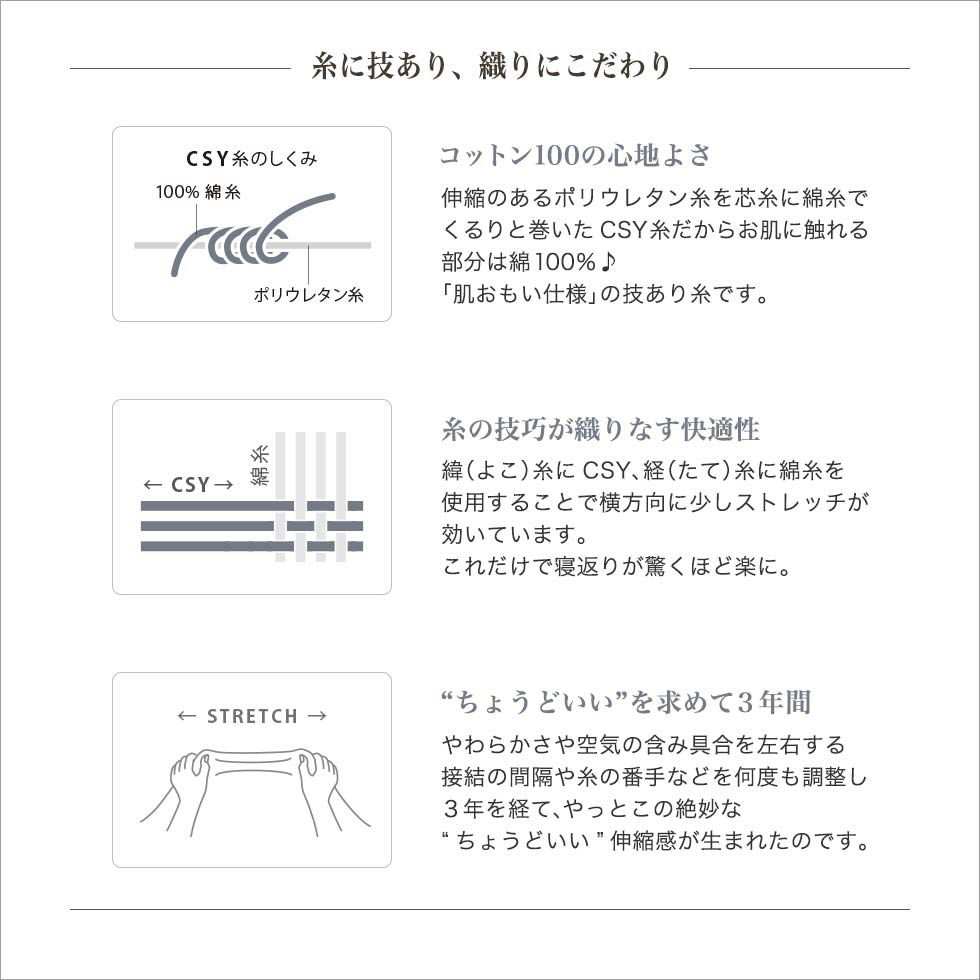 糸に技あり、織りにこだわり