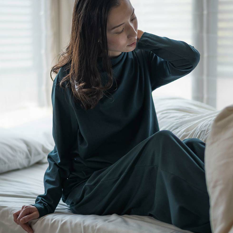 安心ときれいをまとう。超長綿×三子糸のパジャマ